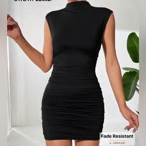 Elegant Black Sleeveless Dress